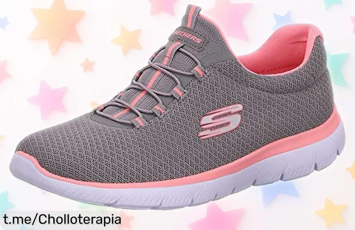 Zapatillas de mujer Skechers Summits, un chollo increíble con diseño moderno que te acompañará todo el día; ¡aprovecha esta oferta y dale a tus pies la felicidad que merecen!