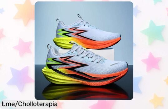 Zapatillas de running ligeras con placa de carbono para hombre, chollo deslumbrante que no se repetirá: ¡corre y aprovecha este super precio ya!