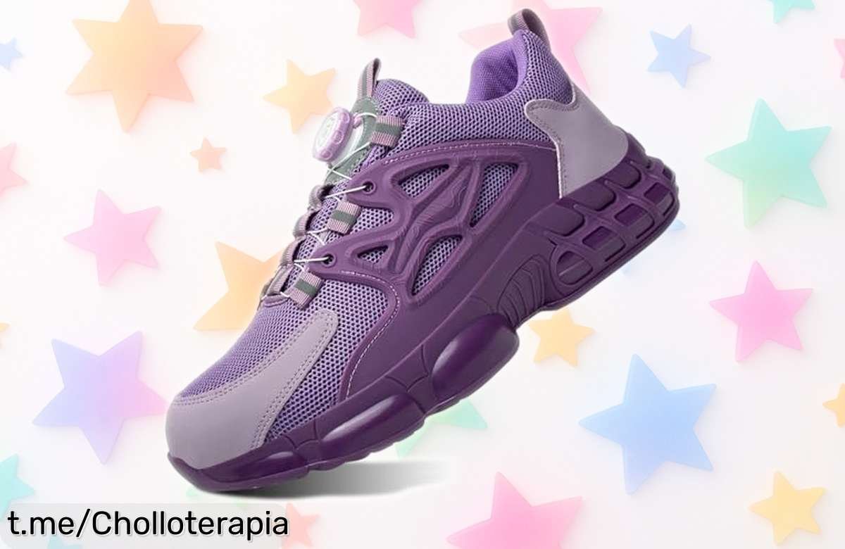 Zapatillas de seguridad ligeras y antideslizantes con puntera de acero ahora a precio loco, ¡aprovéchalas y protege tus pies con estilo antes que se agoten!