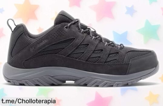 Zapatillas de trekking Columbia Crestwood para hombre con suela anti-deslizante: ¡ofertón que te permitirá aventurarte sin miedo y disfrutar del aire libre!