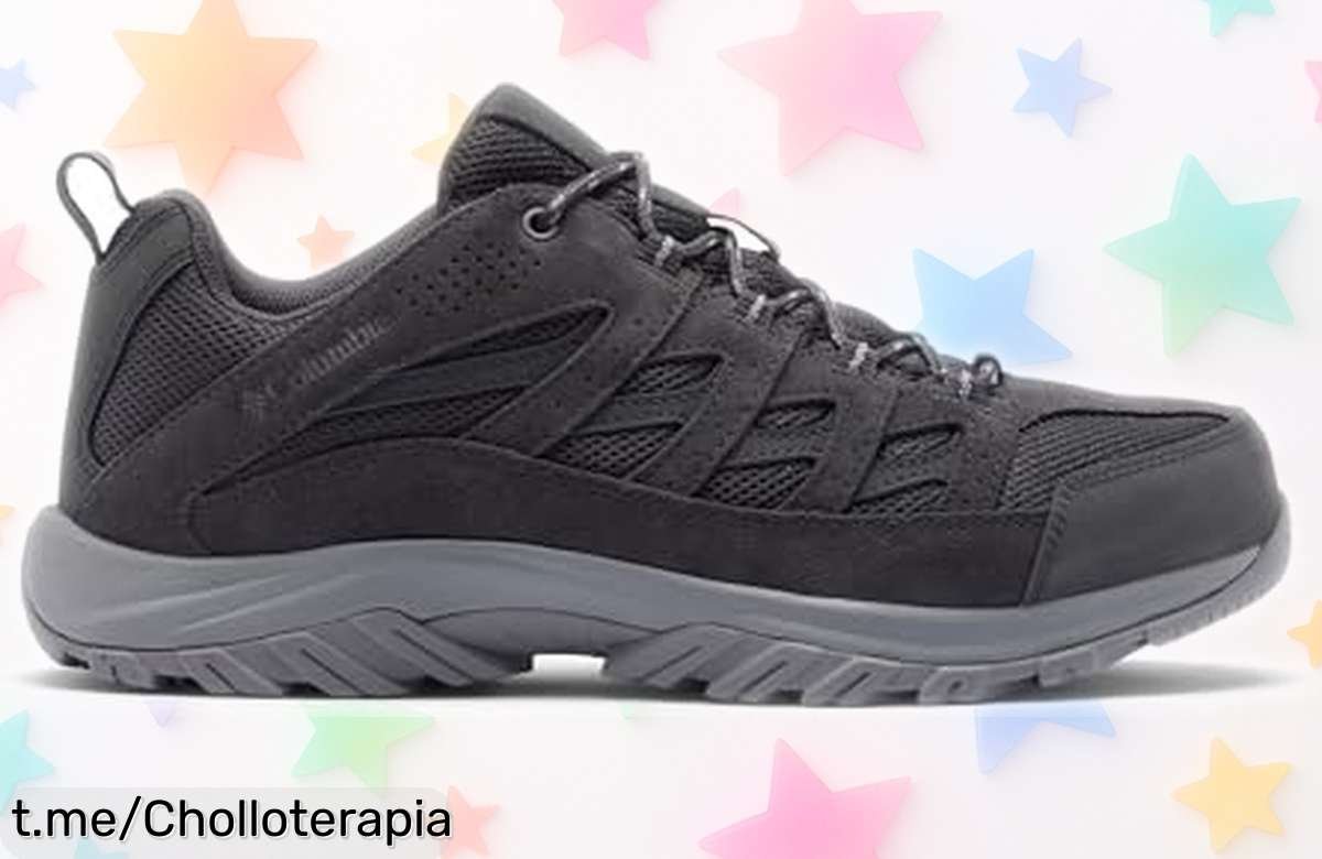 Zapatillas de trekking Columbia Crestwood para hombre con suela anti-deslizante: ¡ofertón que te permitirá aventurarte sin miedo y disfrutar del aire libre!