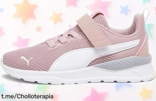Zapatillas infantiles PUMA Anzarun Lite a precio de ganga, cómodas y súper molonas para que tus peques brillen en cada paso. ¡No te quedes sin ellas!