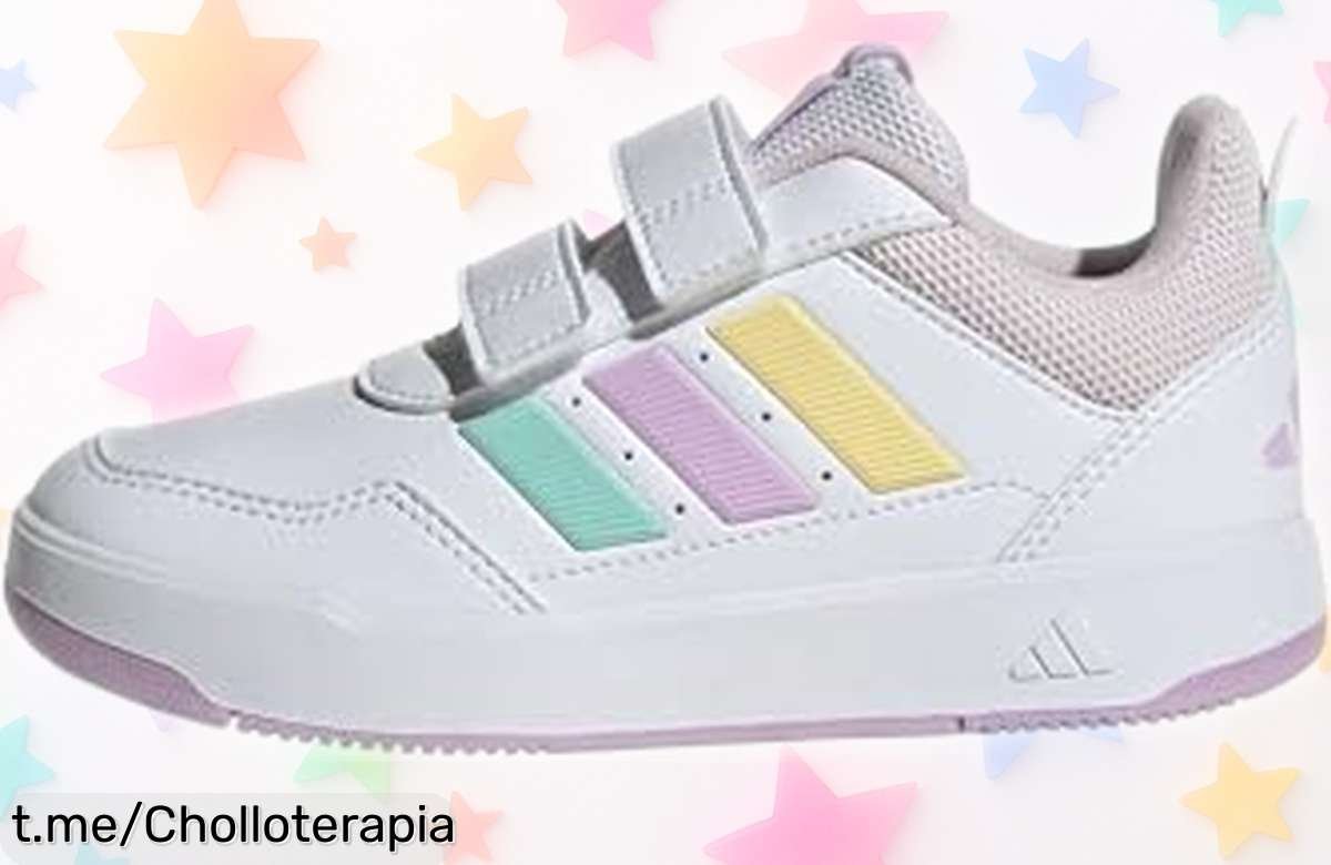 Zapatillas infantiles de adidas con cierre rápido y suela que no marca, ¡acojonante precio rebajado que cambiará sus días! No te quedes sin ellas.