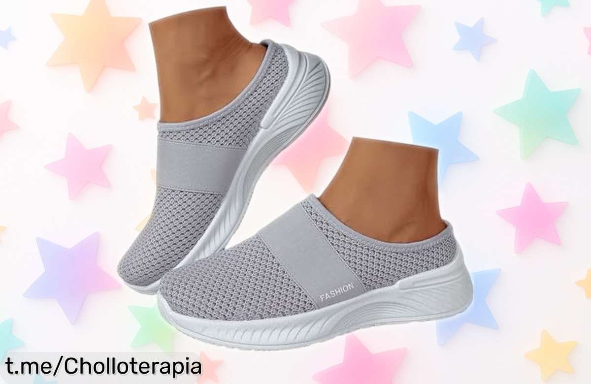 Zapatillas ortopédicas ligeras y sin cordones para mujer: ¡Aprovecha el monstruoso descuento que hará felices a tus pies sin vaciar tu bolsillo!