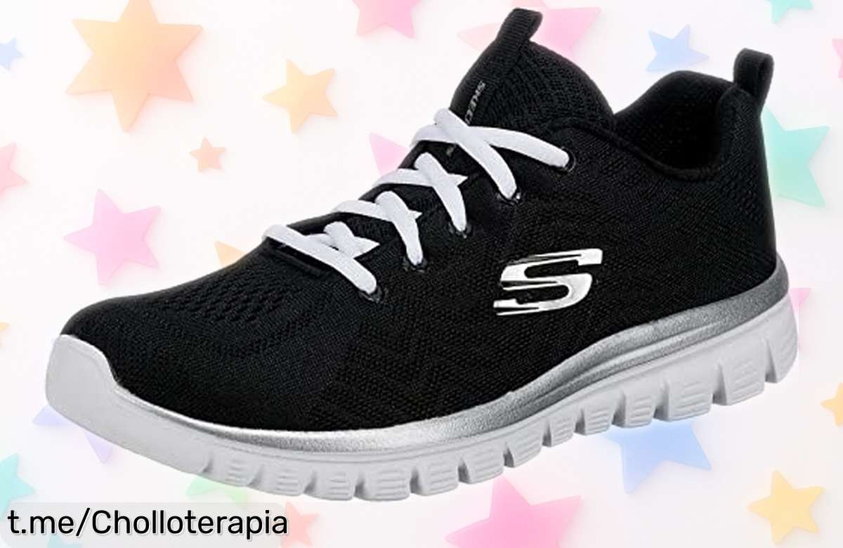 Zapatillas para mujer Skechers Graceful Get Connected, elegancia y confort a precio de escándalo ¡Aprovecha esta ocasión única antes de que se agoten!