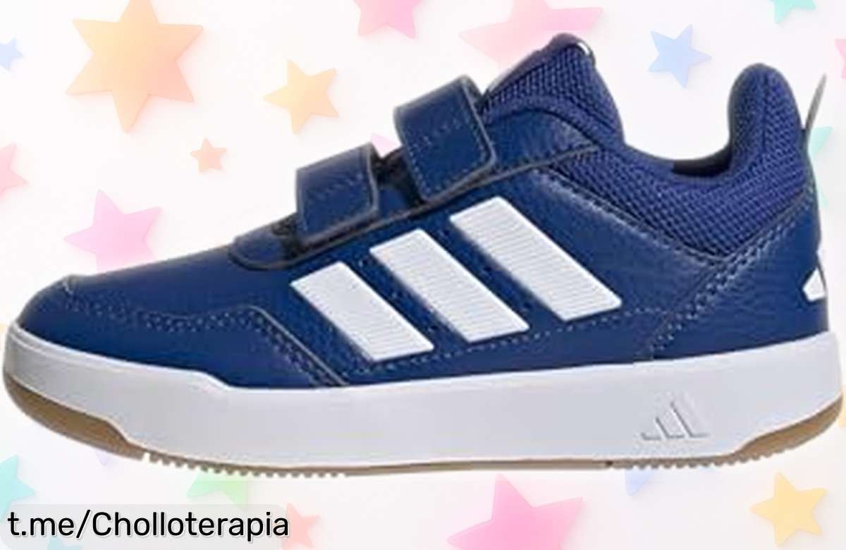 Zapatillas para peques adidas Tensaurs con velcro a precio de risa, ¡que no se te escape este super chollo que aguanta sus aventuras!