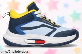 Zapatillas urbanas Tommy Hilfiger Scoot en azules y amarillos a precio loco, luce genial hoy mismo con un estilo que grita diversión. ¡No dejes pasar esta oportunidad!