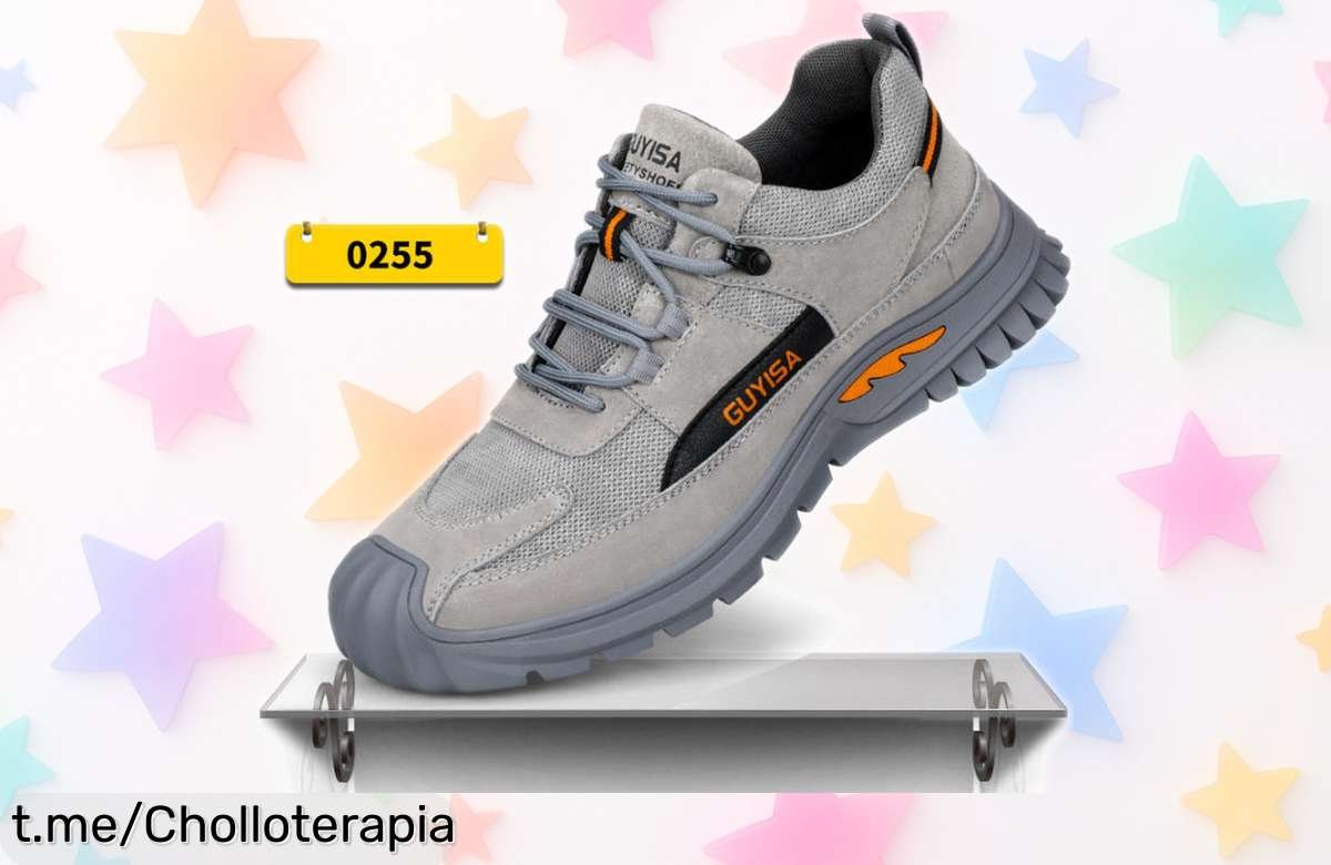 Zapatos de seguridad con punta de acero y suela antideslizante: un ofertón para trabajar cómodo y protegido, ¡no te quedes sin los tuyos!