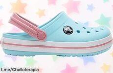 Zuecos para peques Crocs Crocband Clog K que aguantan todas sus locuras y se limpian en un pispás, ¡no dejes pasar este ofertón increíble!