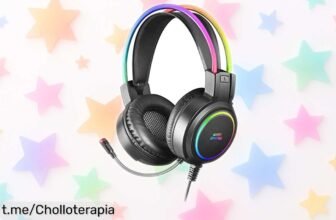 Auriculares gaming Mars Gaming MHRGB en oferta brutal: sonido envolvente y luz 360º que te sumergirán en cada partida, ¡mejora tu juego y vive la emoción ya!