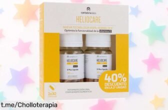 Cápsulas Heliocare 360º D Plus para una piel protegida ¡Oferta increíble, precio loco y solo por tiempo limitado! Dale a tu piel el cuidado que se merece.