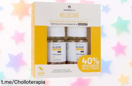 Cápsulas Heliocare 360º D Plus para una piel protegida ¡Oferta increíble, precio loco y solo por tiempo limitado! Dale a tu piel el cuidado que se merece.