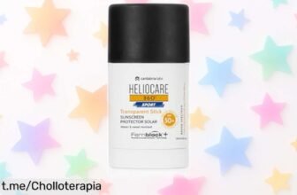 Protector solar en stick transparente Heliocare 360º Sport SPF 50+: precio de escándalo para cuidar tu piel mientras disfrutas al aire libre. ¡No te lo pierdas!