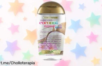 Aceite OGX Coconut Miracle Oil: ¡revive tu pelo seco y dañado con un aroma brutal! Aprovecha este ofertón increíble antes de que se acabe.