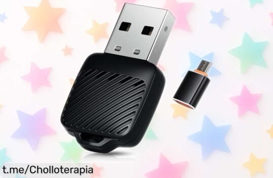 Adaptador inalámbrico para CarPlay y Android Auto, una oferta increíble que te libera de cables al volante ¡No te lo pierdas! Conéctate hasta 15 metros y disfruta con total libertad.