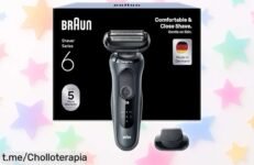 Afeitadora eléctrica Braun Series 6: razón, precisión y adiós irritación, ¡aprovéchate de este super precio y luce siempre genial sin esfuerzo!