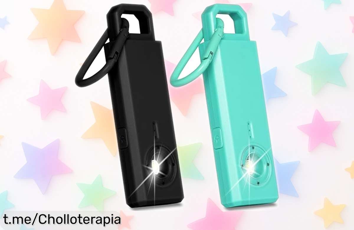 Alarma personal HOTUT para mujeres y mayores en pack de 2 unidades, ¡no te quedes sin este ofertón que te da seguridad a gritos!