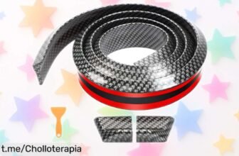 Alerón trasero universal de goma y fibra de carbono para coches, dale un toque único mientras aprovechas este precio increíblemente bajo que no volverás a ver.