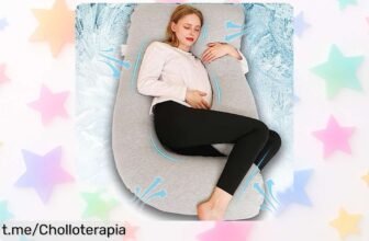 Almohada para embarazo y lactancia Chilling Home, un ofertón que hará que descansar y cuidar a tu peque en verano sea pan comido. ¡No dejes pasar este regalazo!