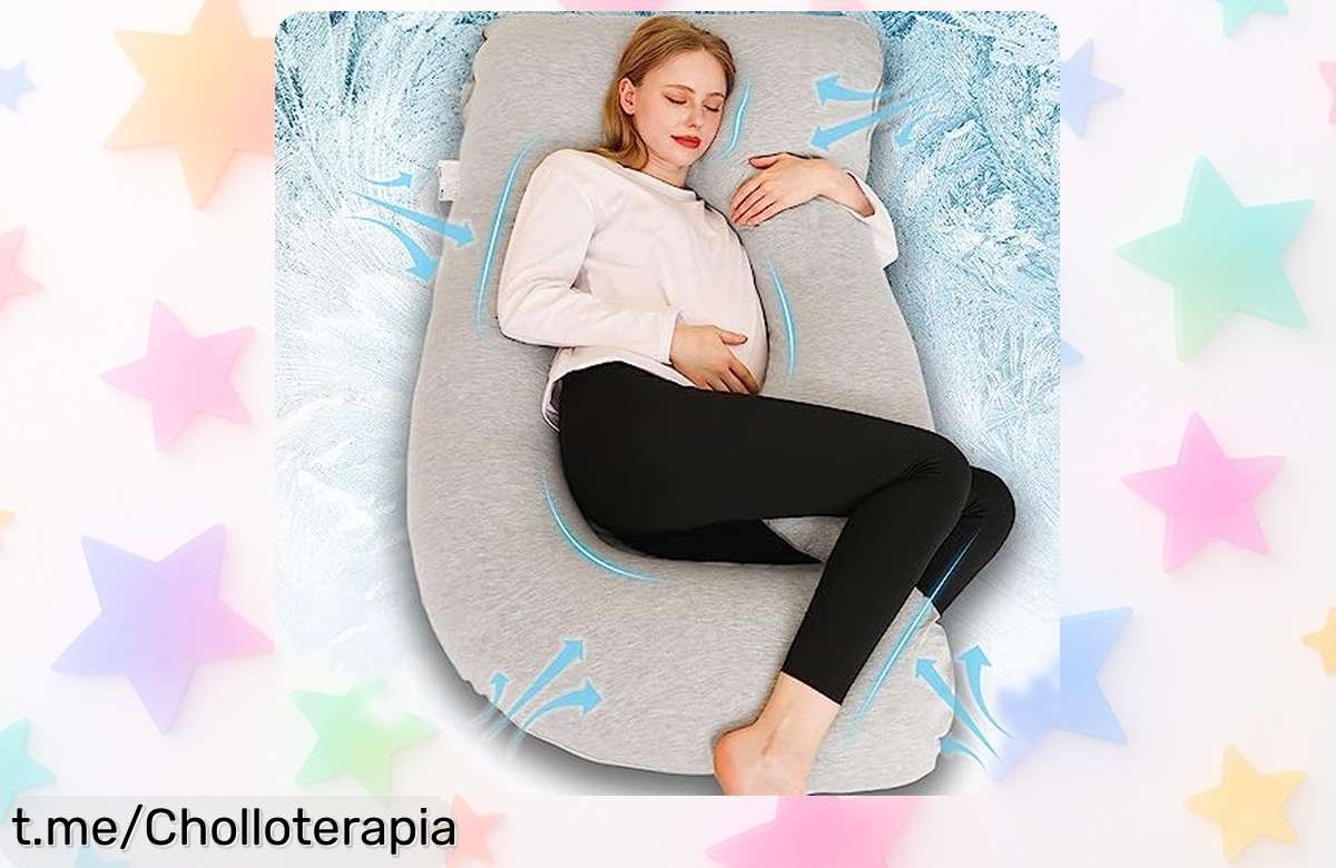 Almohada para embarazo y lactancia Chilling Home, un ofertón que hará que descansar y cuidar a tu peque en verano sea pan comido. ¡No dejes pasar este regalazo!