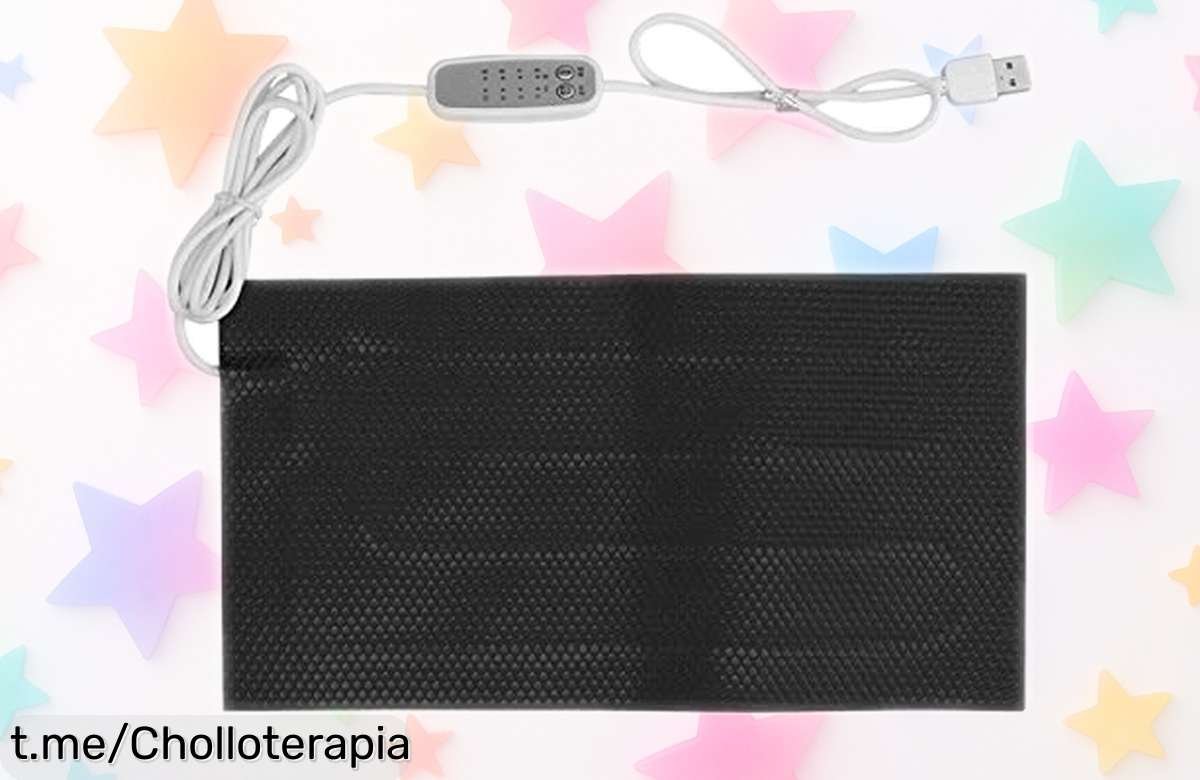 Almohadilla calefactora portátil USB, un super chollo para estar calentito en cualquier lugar y mimar a tus mascotas. ¡Aprovecha esta oferta que no se repite!