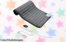 Almohadilla de calor eléctrica con 6 niveles y apagado automático, un ofertón que te calienta rápido y sin preocupaciones. ¡No dejes escapar esta oportunidad increíble!