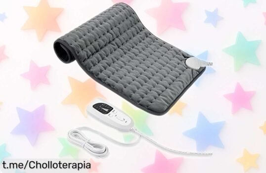 Almohadilla de calor eléctrica con 6 niveles y apagado automático, un ofertón que te calienta rápido y sin preocupaciones. ¡No dejes escapar esta oportunidad increíble!