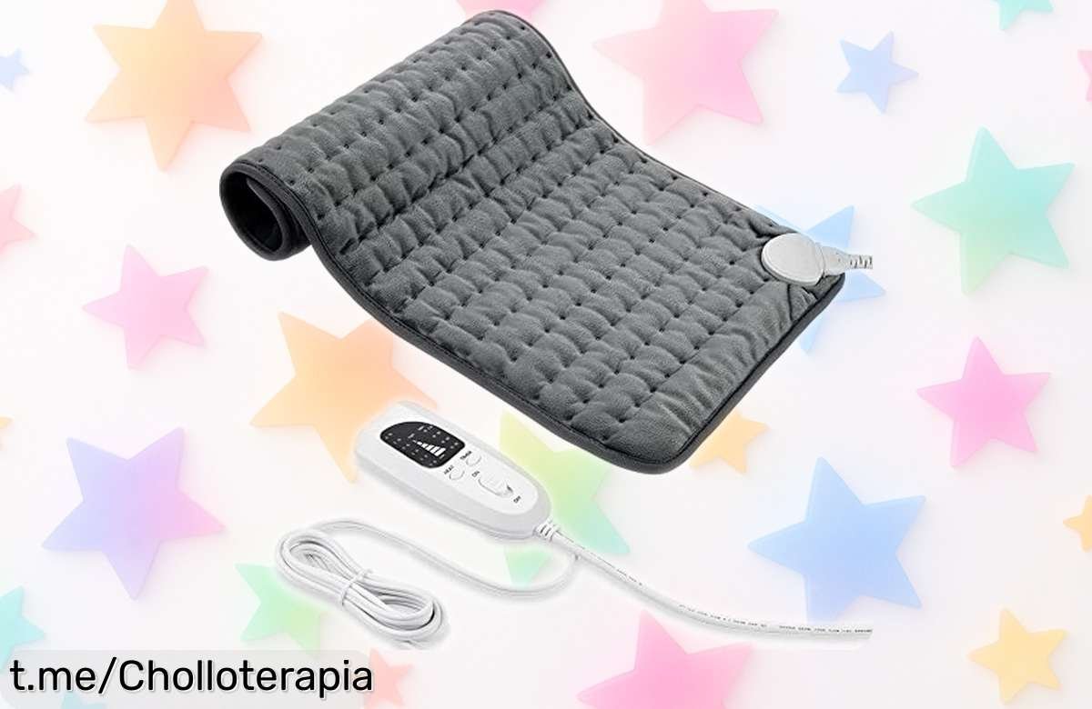 Almohadilla de calor eléctrica con 6 niveles y apagado automático, un ofertón que te calienta rápido y sin preocupaciones. ¡No dejes escapar esta oportunidad increíble!