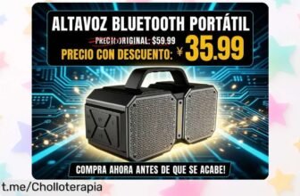 Altavoz Bluetooth BUGANI de 160W que hace vibrar tu mundo, perfecto para cualquier lugar y con resistencia al agua: ¡nunca viste un ofertón así! Lleva la fiesta contigo hoy mismo.