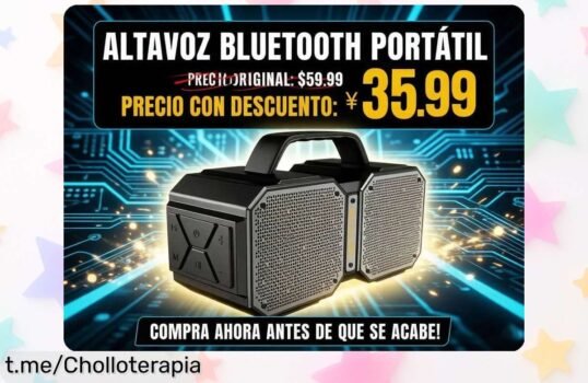Altavoz Bluetooth BUGANI de 160W que hace vibrar tu mundo, perfecto para cualquier lugar y con resistencia al agua: ¡nunca viste un ofertón así! Lleva la fiesta contigo hoy mismo.
