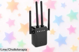 Amplificador WiFi potente con 4 antenas que conecta 35 dispositivos a velocidad loca de 300 Mbps. Aprovecha este descuentazo y disfruta del mejor internet en casa ¡No te quedes sin él!