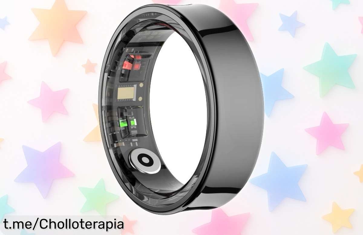 Anillo inteligente SANLEPUS que cuida tu salud 24/7 al mejor precio del mercado; controla oxígeno, sueño y temperatura. ¡No te pierdas este ofertón exclusivo!