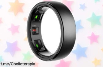 Anillo inteligente Sanlepus que cuida tu corazón y oxígeno sin cables, con carga de una semana. ¡Aprovecha este chollo y renueva tu salud ya!