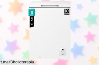 Arcón congelador Hisense FT145N1AWDL de gran capacidad, se congela todo a la perfección y aguanta 160 horas sin luz. ¡No dejes pasar este chollazo que no verás otra vez!