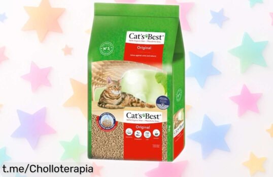 Arena para gatos Cat’s Best Arena EcoPlus 40L, super chollo que aglutina y dura hasta 7 semanas ¡No te quedes sin la opción más práctica y limpia para tu hogar!