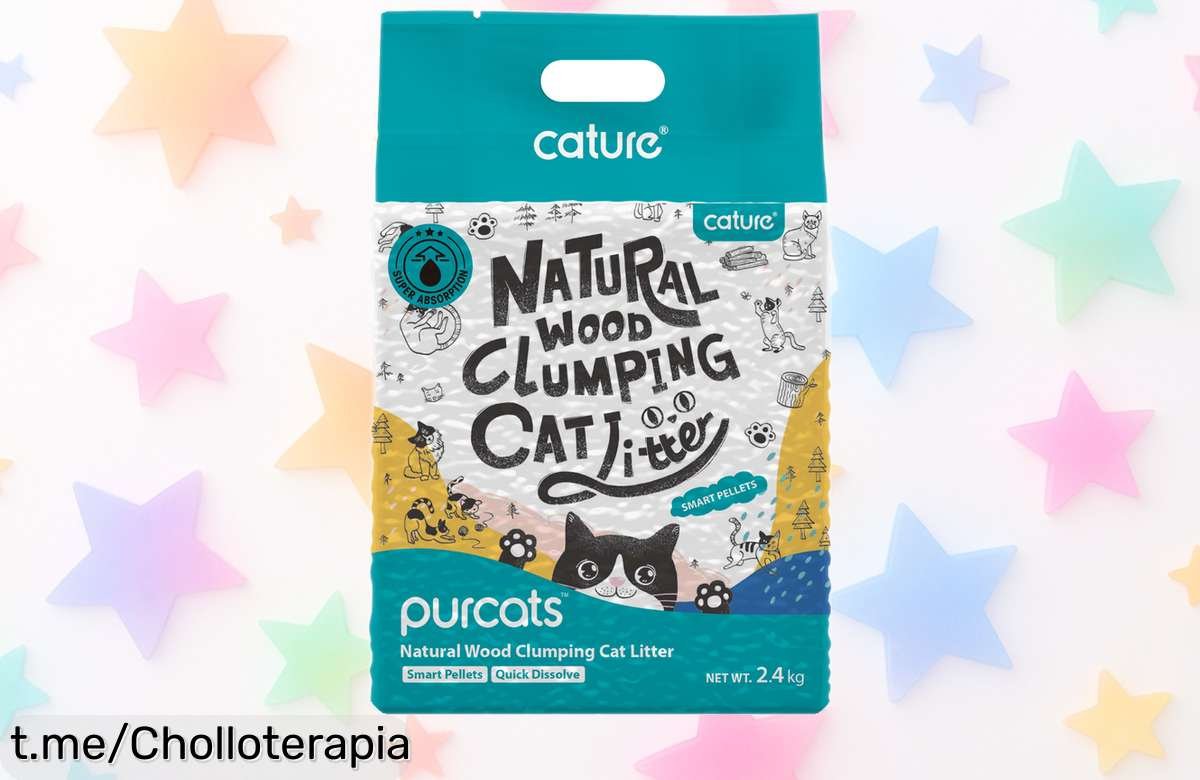 Arena para gatos Cature Purcats: el super chollo que tu felino necesita, se limpia en un abrir y cerrar de ojos ¡No dejes pasar esta oferta increíble!