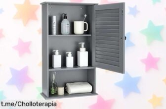 Armario de pared para baño LIFEZEAL con estantes ajustables y puerta imantada: Organiza tu espacio en un chollo que te hará sentir como en un spa, ¡no lo dejes escapar!