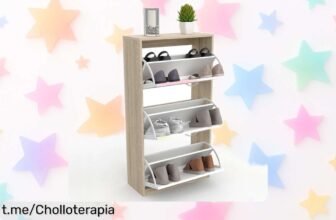 Armario zapatero Dormidan de 3 puertas: organiza todo tu calzado y aprovecha el espacio a un precio que quita el hipo, ¡no te lo puedes perder!