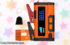 Arrancador portátil JDMCAR 11000A para coches: seguridad y fiabilidad a un precio de ganga que no puedes dejar escapar. ¡Prepárate para cualquier emergencia ahora mismo!