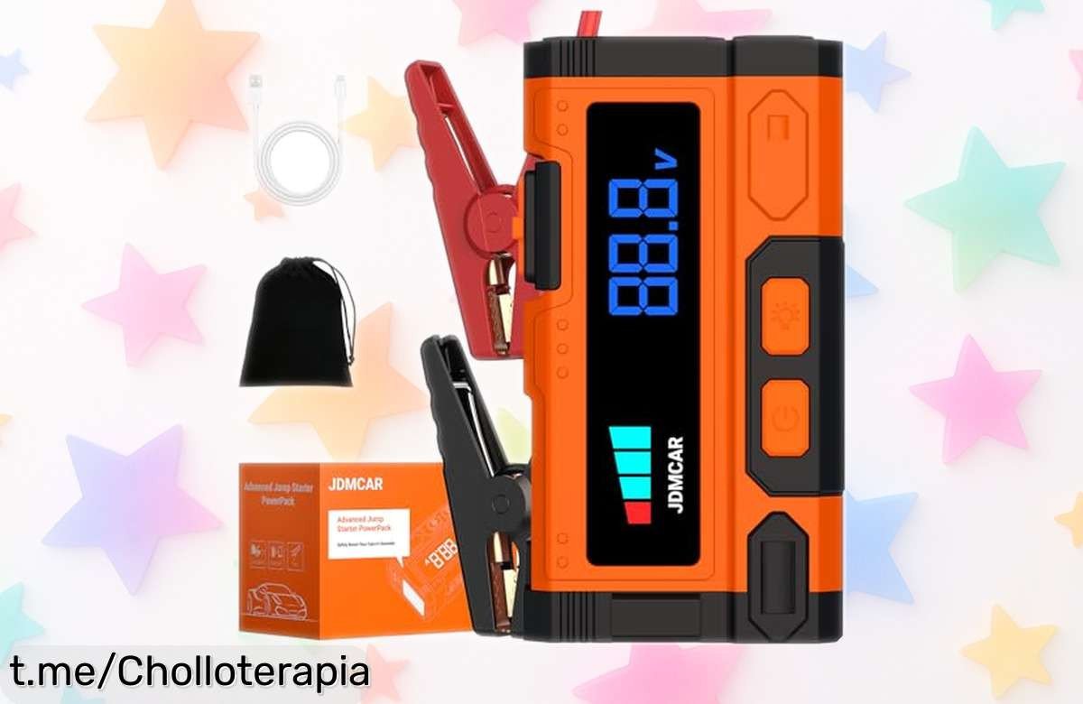 Arrancador portátil JDMCAR 11000A para coches: seguridad y fiabilidad a un precio de ganga que no puedes dejar escapar. ¡Prepárate para cualquier emergencia ahora mismo!