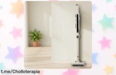 Aspiradora vertical inalámbrica Mimotec Twist: ¡potencia y luz LED a un precio que flipas! No dejes escapar esta oferta loca, tu hogar lo merece.