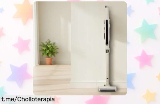 Aspiradora vertical inalámbrica Mimotec Twist: ¡potencia y luz LED a un precio que flipas! No dejes escapar esta oferta loca, tu hogar lo merece.