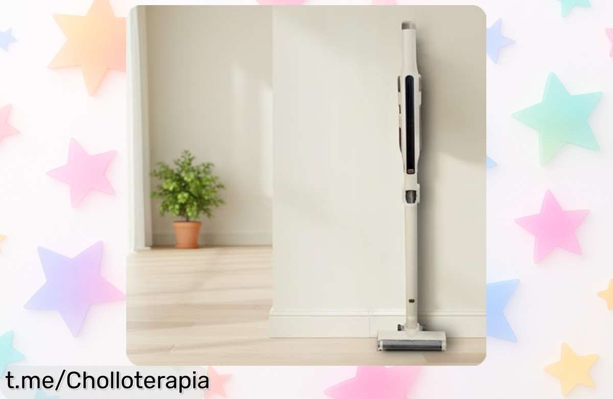 Aspiradora vertical inalámbrica Mimotec Twist: ¡potencia y luz LED a un precio que flipas! No dejes escapar esta oferta loca, tu hogar lo merece.