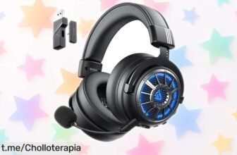 Auriculares gaming inalámbricos EKSA E5000BT con sonido 7.1: ¡Ofertón brutal para jugar sin líos ni parones! No dejes pasar esta oportunidad y sumérgete en la acción ahora mismo.