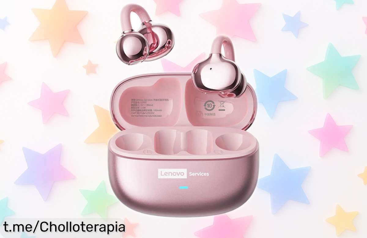 Auriculares inalámbricos Lenovo LE302 con Bluetooth 6.0 rebajados: disfruta de sonidos que te motivan mientras te mueves, ¡esta oferta no la dejarás escapar!