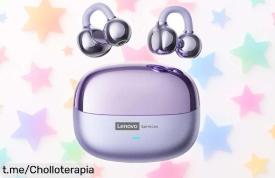 Auriculares inalámbricos Lenovo LE302 con sonido estéreo y cancelación de ruido, ¡rebajados a un precio que te hará sonreír y disfrutar al máximo!
