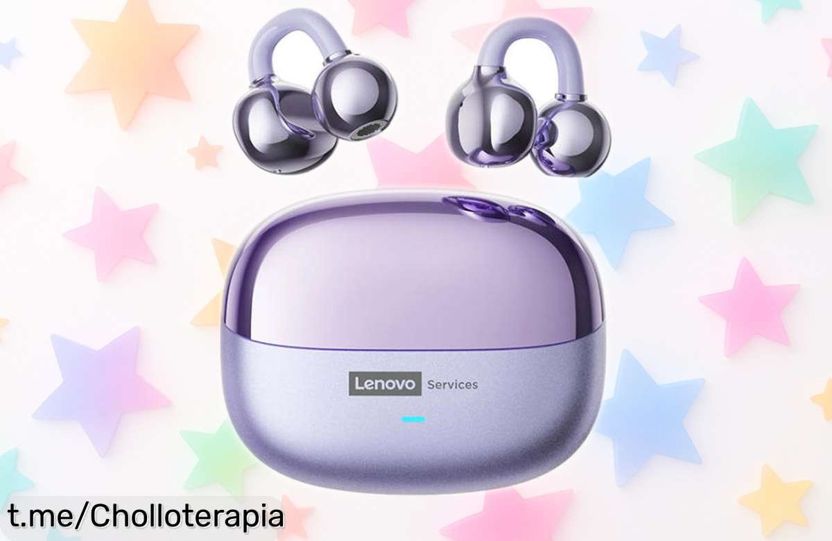 Auriculares inalámbricos Lenovo LE302 con sonido estéreo y cancelación de ruido, ¡rebajados a un precio que te hará sonreír y disfrutar al máximo!