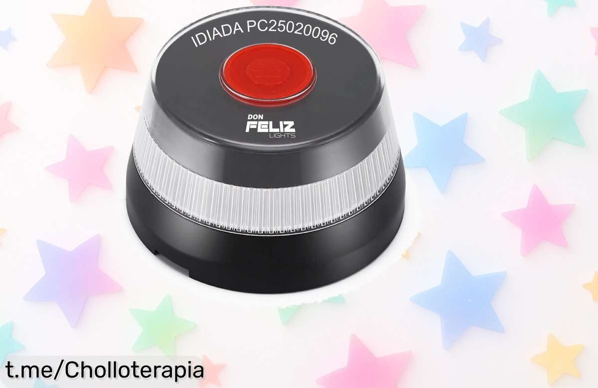 Baliza de emergencia V16 Don Feliz con luz homologada y geolocalización DGT 3.0, ahora a un precio de escándalo que no querrás perderte para tu seguridad en la carretera.