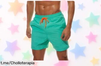 Bañador Kfnire para hombre que marca figura y se seca en un instante: ¡no dejes pasar esta ganga que hará brillar tus días de playa!