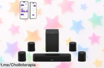 Barra de sonido ULTIMEA Aura A40 con subwoofer: ¡Pon en tu casa un cine 7.1 por un precio increíble! No dejes pasar este ofertón único, vive la experiencia hoy mismo.